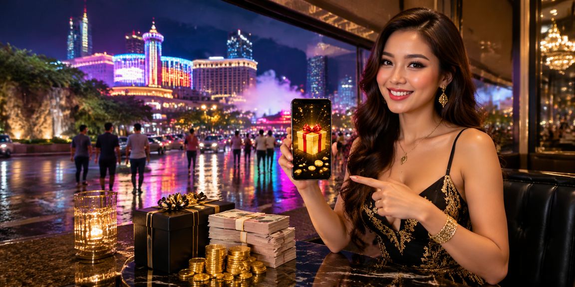 Suasana kasino mudah alih pv2 di kawasan Genting Highlands dengan antara muka meja