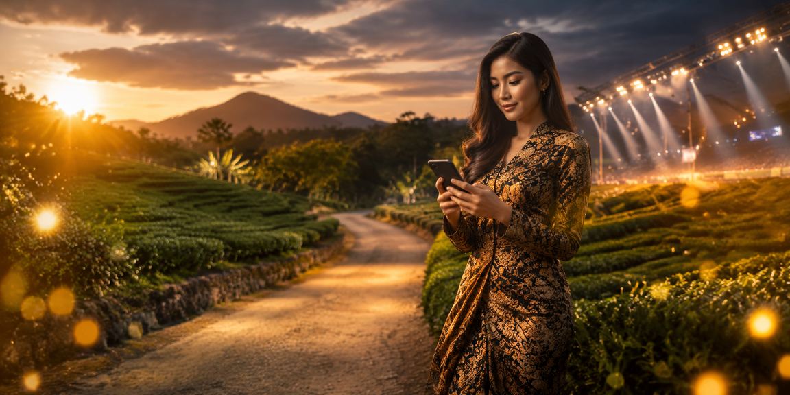 Suasana permainan Baccarat pv2 dengan motif batik Malaysia yang menggambarkan identiti tempatan platform